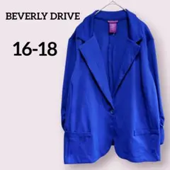 BEVERLY DRIVE【16-18】テーラードジャケット アウター ブルー