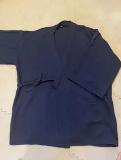 ネイビー作務衣セット（ウエストゴム付き）