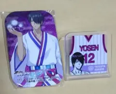 氷室辰也 黒子のバスケ スクエア缶バッジ　アクリルクリップ　2点　まとめ売り