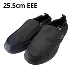 ソ　シューズ　靴　黒　25.5cm 軽量　EEE 幅広　カジュアル　男女兼用