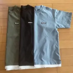 ☆レイヤード風Ｔシャツ３枚セット☆