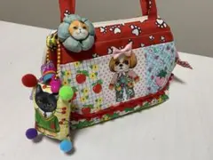 コヤンイサムチョン新柄Together 2 ワイヤー口金ポーチプクプクチャーム付