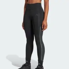 adidas OPTIME スリーストライプス フルレングスレギンス　S