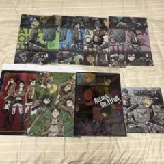 【限定品含む】進撃の巨人　クリアファイルセット