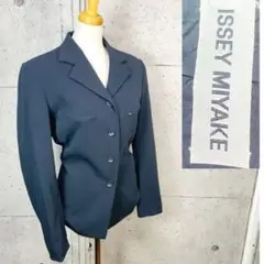 ISSEI MIYAKE ジャケット ブラック 黒 テーラード キュプラ