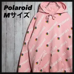 【希少】Polaroid ポラロイド 企業ロゴ パーカー 古着 裏起毛