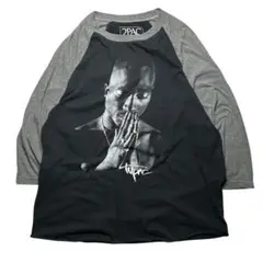2PAC photo raglan tee