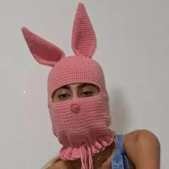 目出し帽 うさぎ　ラッパー　数量限定　レア　希少　海外輸入品　個性的　動物　覆面