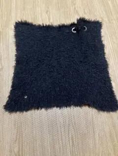 ebagosエバゴス カシミヤ　かぶせ　被せ布　黒　ブラック　定価27500円