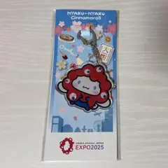 【新品・未開封】ミャクミャク サンリオコラボ アクリルキーホルダー シナモロール