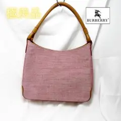 BURBERRY バーバリー 内部ノバチェック キャンバス トートバッグ