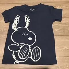 KAWS x PEANUTS Tシャツ 120 ネイビー