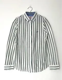美品!マスターバニー☆ゴルフストライプボタンダウンシャツ0