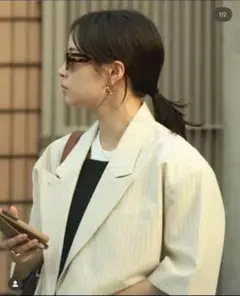 CLANE CROPPED TAILORED JACKET 広瀬すずさん着用