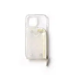 ASCENE クリアiPhone15ケース ジッパーポケット付き