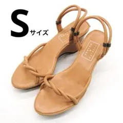 ストラップサンダル Sサイズ/ 22cm キャメル