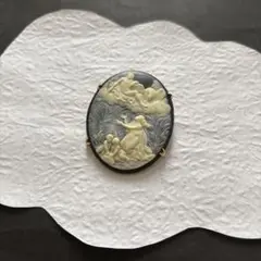 陶華　ヴィンテージ　カメオブローチ