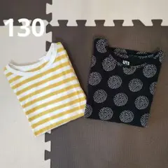 UNIQLOカットソー　ストライプ 半袖Tシャツ　セット