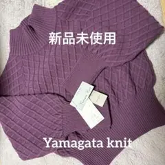山形ニット　オカザキニット　極上の肌触り　赤ニット 山形ニット オカザキニット 極上の肌触り 赤ニット