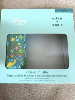 Disney baby aden + anais おくるみ スティッチ　綿