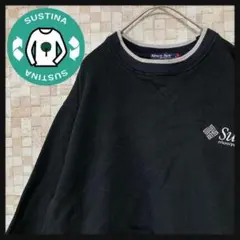 US古着サンマイクロシステムズ 刺繍スウェッSun mycrosystems黒M
