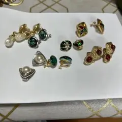 （値下げします）多様なデザインのイヤリングセット 7ペア