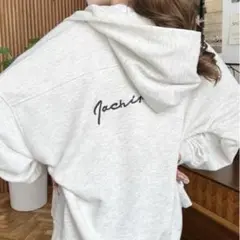 LOULOU select ジップアップパーカー M