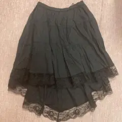 ブラックピースナウ アシンメトリースカート