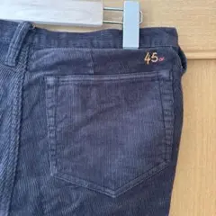 45R ダークブラウン　 コーデュロイ カジュアルパンツ