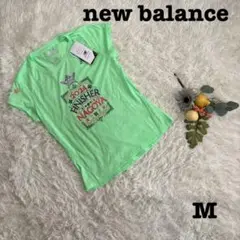 美品❤️new balaonce/トップス・レディースTシャツ/黄緑/サイズM
