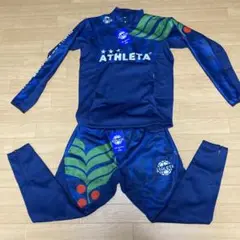 ATHLETA【アスレタ】ハーフZIPボンディングニットジャージ 上下セット