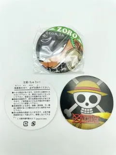 【未開封】ONE PIECE ゾロ 40㎜ 缶バッジ 初期絵 東の海