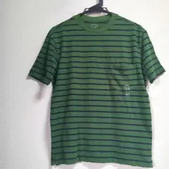 GAP ギャップ緑 ボーダー Tシャツ メンズXS
