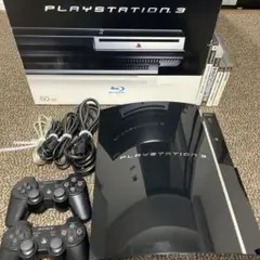 初期型 プレイステーション3 CECHA00 【 PS1~PS3ソフト4本付】