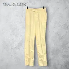 【MCGREGOR マックレガー】　トラウザーパンツ　ゴルフ　刺繍　イエロー