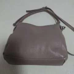 バルコス ブラウン レザー ショルダーバッグ
