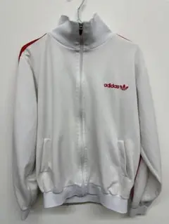 adidas ジャージ ホワイト 赤