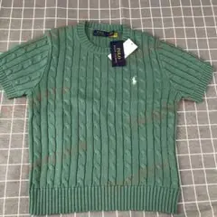POLO ラルフローレン ケーブル ニット セーター 半袖