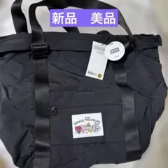 BT21 THE BRAVE TRAVELER ブラックトートバッグ