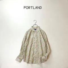 ♪タグ付き美品♪ BLUE LIFE PORTLAND 花柄　ブラウス