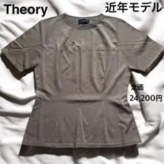 【近年モデル】セオリー　PERFECT TEE KNIT WAXED CREPE