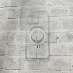 そ　iPhone 16 Pro Max クリア リング　ゼンマイ式　縦横対応