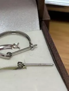 Pt900フープピアス