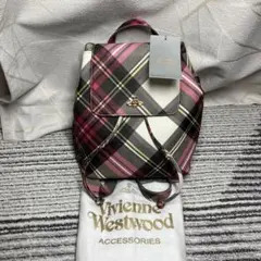 【新品】ヴィヴィアンウエストウッド DERBYチェック リュックサック ピンク