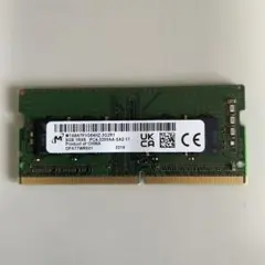 8GB DDR4PC4-3200AA MT8AT1G64HZ動作確認済みです。