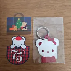 【新品未使用】familiarネームホルダー　レッド　リアちゃん