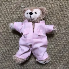 翌日発送　ぬいぐるみバッヂ　着せ替え　推し活　メンカラ　つなぎ　ピンク