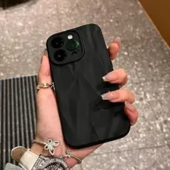 特売セール！　iPhone15 pro スマホケース　衝撃吸収シリコン　ブラック