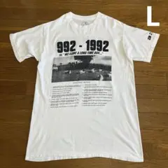 KLF AMBIENT フォトプリント Tシャツ L 白 黒 992-1992