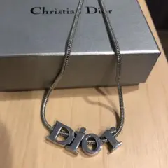 値下げしました!クリスチャンディオール ロゴネックレス